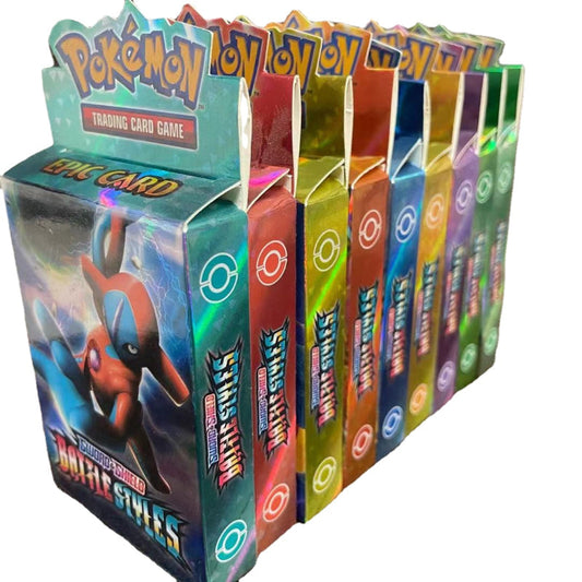 Pokemon Cards V Vmax Box TCG Sun Moon Evolution | Booster Shinny Card | Toy Kids Birthday Gift - samstoy.in