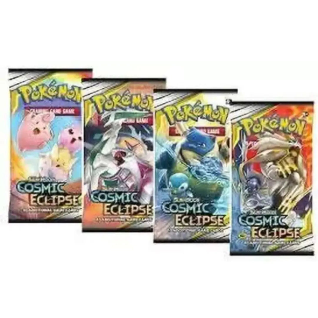 Pokemon Playing Card Sword  Shild Cosmic Eclipse -4 Booster Packs