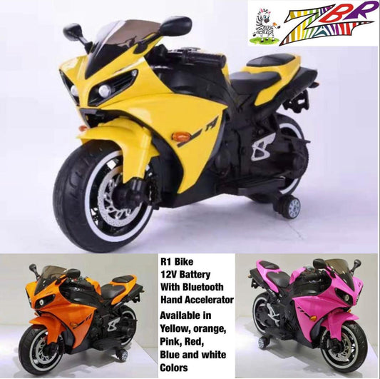 R1 Battery Operated Ride On Recharge Bike For Kids Children Toy Electric Kids Motorcycle - samstoy.in