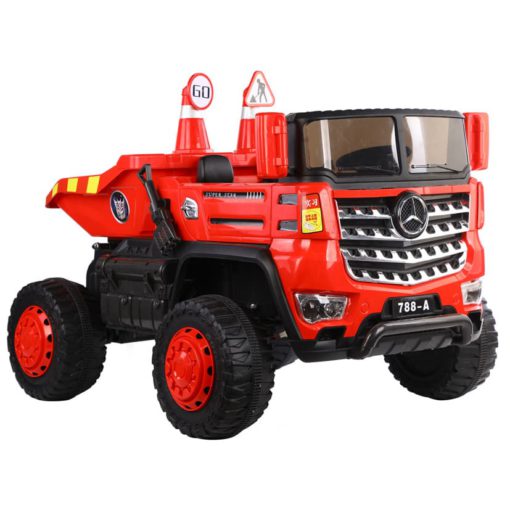 Buy Sams DUMP TRUCK Ride-On Toy for Kids with CART Featuring Realistic Job Site Sounds | Removable Sifter | Shovel | Red samstoy.in in Ahmedabad Gujarat India at lowest offer price shop in Ahmedabad Gujarat India