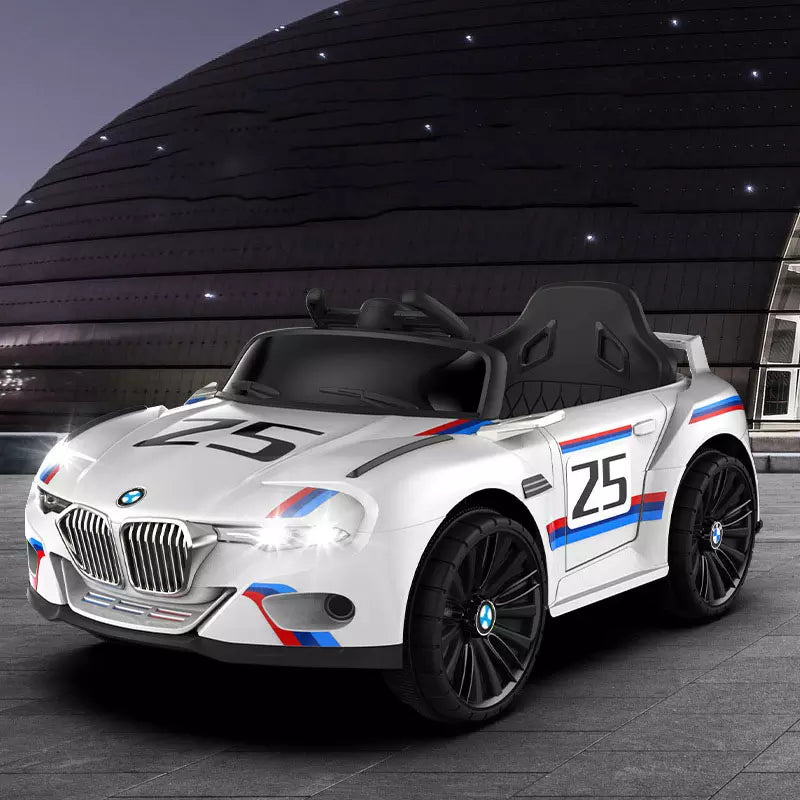 Sams Toy World BMW grill Z5 model | electric battery car for kids drawing | child (white) - samstoy.in