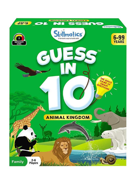 Skillmatics Guess In 10 - Animal Kingdom | Board Game for 6 To 99 years - samstoy.in