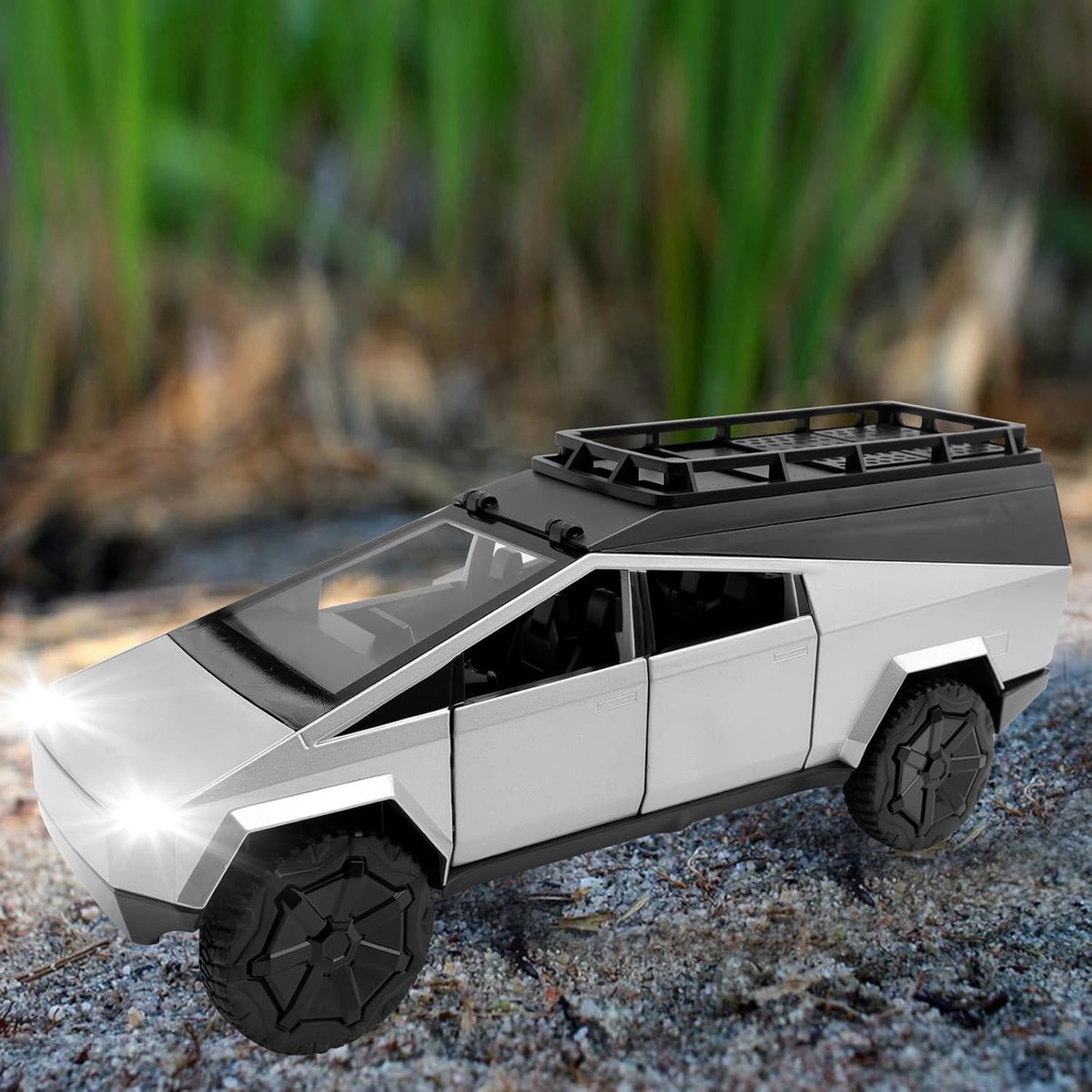 Buy TESLA CYBERTRUCK CAMPING VEHICLE 1:24 METAL PULLBACK CAR | OPENABLE DOORS | LIGHT | MUSIC FOR KIDS BEST TOYS GIFTS FOR KIDS BY SAMS WORLD samstoy.in in Ahmedabad Gujarat India at lowest offer price shop in Ahmedabad Gujarat India