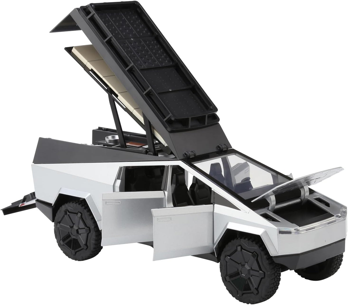 Buy TESLA CYBERTRUCK CAMPING VEHICLE 1:24 METAL PULLBACK CAR | OPENABLE DOORS | LIGHT | MUSIC FOR KIDS BEST TOYS GIFTS FOR KIDS BY SAMS WORLD samstoy.in in Ahmedabad Gujarat India at lowest offer price shop in Ahmedabad Gujarat India