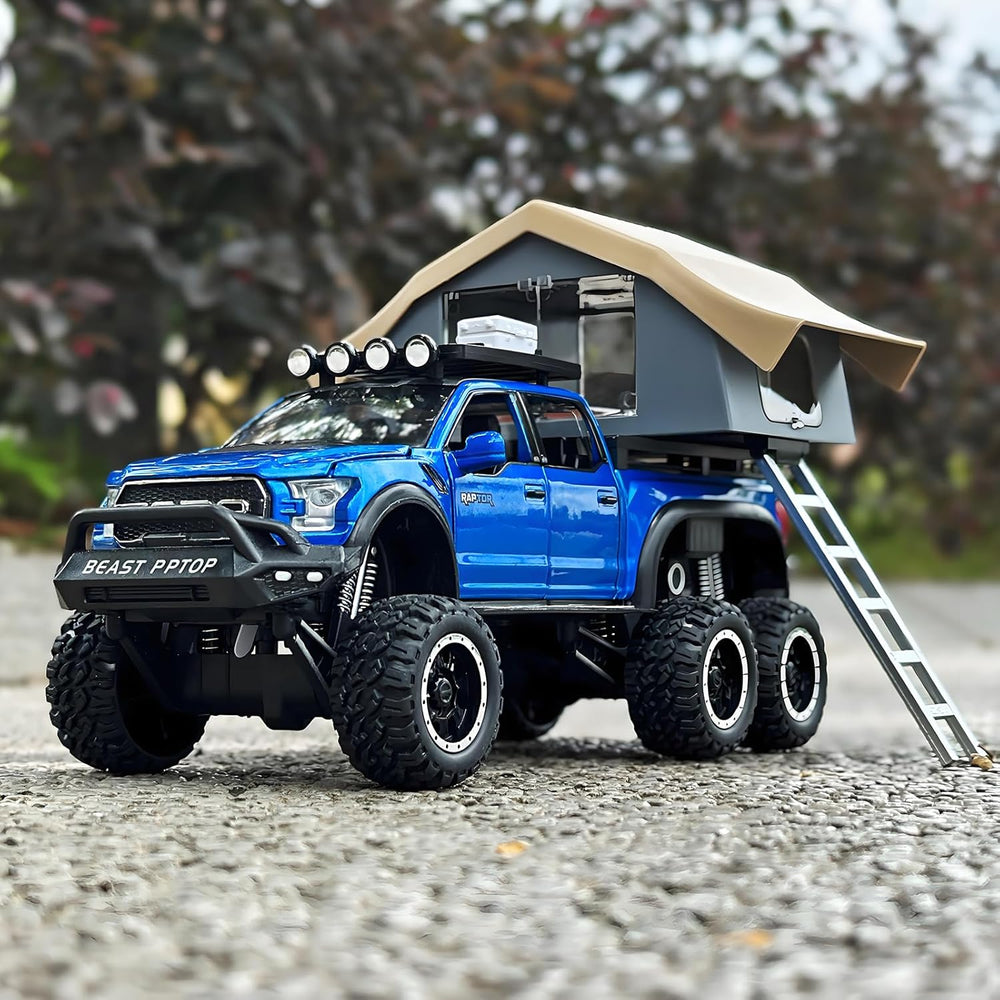 Buy TRUCKS FOR KIDS F150 RAPTOR DIECAST TRUCKS, MODEL F150 PICKUP TRUCK WITH SIGHTSEEING CABIN| PULL BACK TRUCK TOYS WITH LIGHT SOUND samstoy.in in Ahmedabad Gujarat India at lowest offer price shop in Ahmedabad Gujarat India