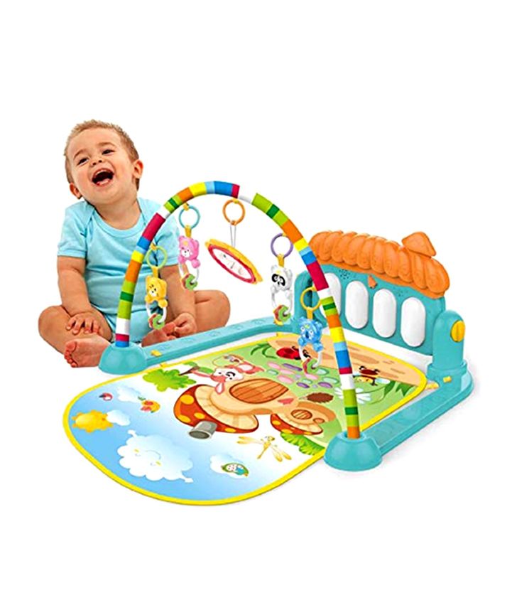 Buy sam's New 2022 Kick & Play Musical Keyboard Piano Baby Play Gym - Multicolour - sams toy world shops in Ahmedabad - call on 9664998614 - best kids stores in Gujarat - Near me - discounted prices