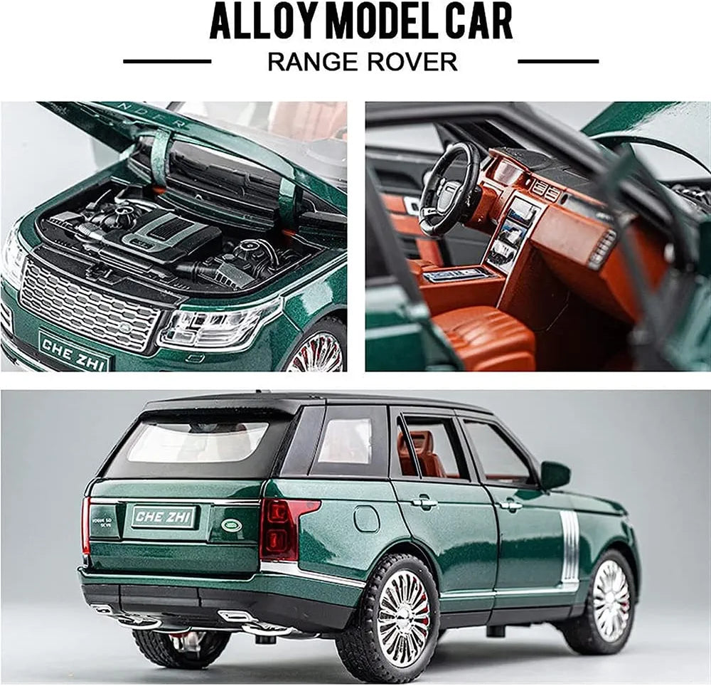 DARVICE Exclusive Alloy Metal Pull Back Die Cast Metal Car 1: 24 Refender Diecast Pullback Toy Car with Openable Doors and Light, Music Toy for Kids, Multi Sam's Toys world samstoy.in