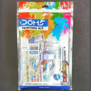 Doms Painting Kit | Perfect Value Pack | Kit For School Essentials | Gifting Range For Kids | 9-in-1 Creative Gift Items | mrp ₹:199 | Sam's Toy World Ahmedabad