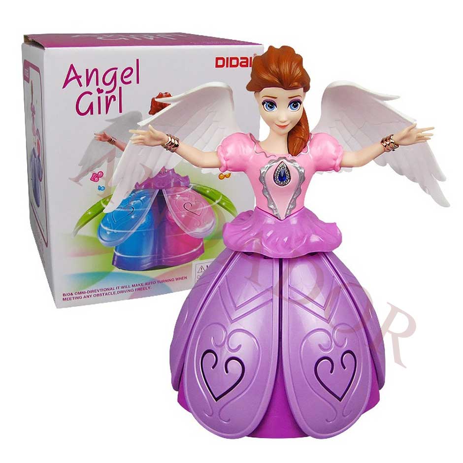 Buy Electric Dancing Princess Doll Toys Elsa Anna Doll with Wings Action Figure Rotating Projection Light Music Model Dolls For Girl - sams toy world shops in Ahmedabad - call on 9664998614 - best kids stores in Gujarat - Near me - discounted prices