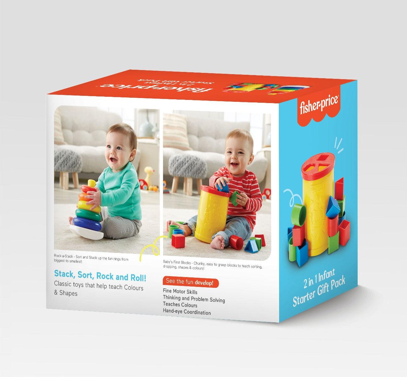 Fisher-Price 2-In-1 Infant Starter Giftpack | Sams toy - samstoy.in