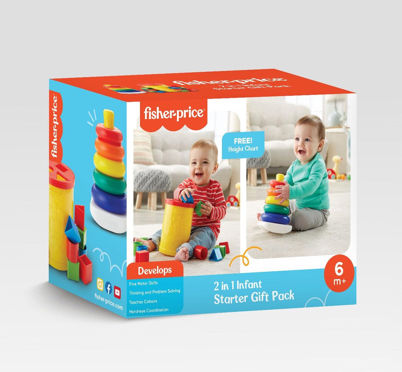 Fisher-Price 2-In-1 Infant Starter Giftpack | Sams toy - samstoy.in