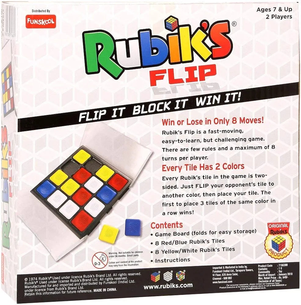 Funskool Rubik's Flip for Kid Pack of 1 Sam's Toys samstoy.in