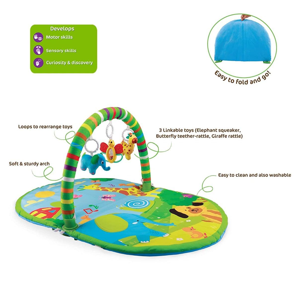 Giggles 3 In 1 Deluxe Playgym For Ages 0-3 Years | Funskool | sams toy - samstoy.in