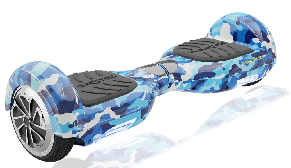 H6+ Military Blue Hoverboard with Remote, Bag and Long Range Battery ,Balance wheel | Hower-Board Bluetooth with Light | sams world in Ahmedabad Gujarat samstoy.in