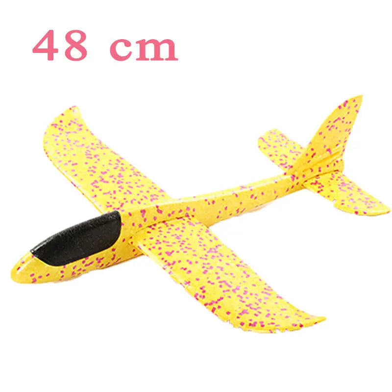 Sams Toy World Children's DIY Hand Throwing Airplane Toy Glider Fighter Flying Toy Foam Airplane Model Outdoor Game Party Bag Fillers For Kids
