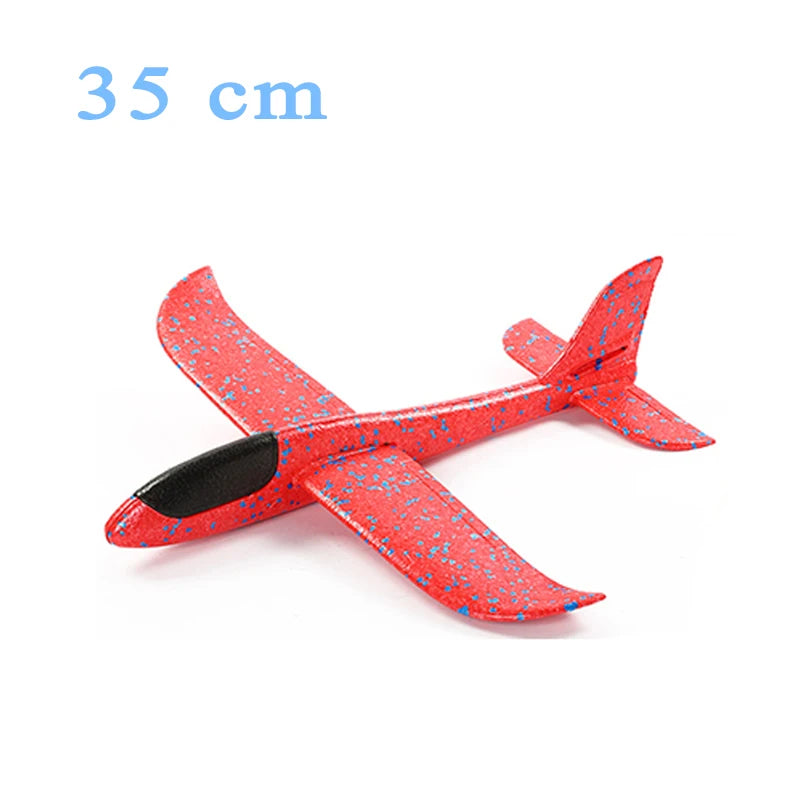 Sams Toy World Children's DIY Hand Throwing Airplane Toy Glider Fighter Flying Toy Foam Airplane Model Outdoor Game Party Bag Fillers For Kids