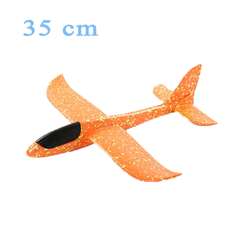 Sams Toy World Children's DIY Hand Throwing Airplane Toy Glider Fighter Flying Toy Foam Airplane Model Outdoor Game Party Bag Fillers For Kids