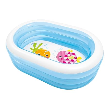 Intex Oval Whale Fun Pool for Kid, Multicolor samstoy.in