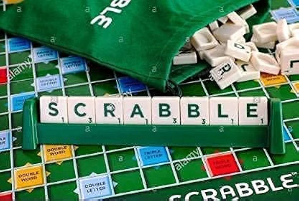 Invite Enterprise Crossword Scrabble Board Game, Large Size Spelling Game for Kids and Adults Multi-Player Board Game for Kids, Green (Scrabble Game) Sam's Toys world samstoy.in