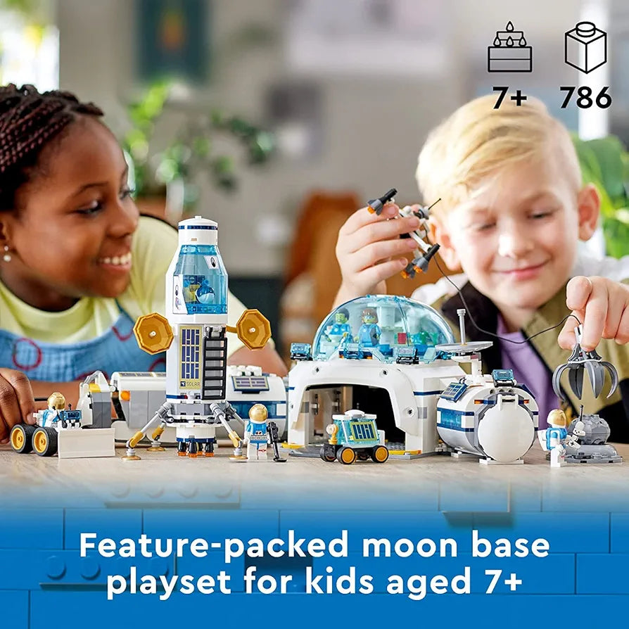 JAIMAN TOYS LEGO City Lunar Research Base 60350 Building Kit for Kids Aged 7 and Up Sam's Toys samstoy.in