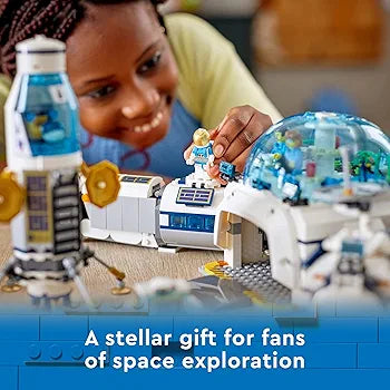 JAIMAN TOYS LEGO City Lunar Research Base 60350 Building Kit for Kids Aged 7 and Up Sam's Toys samstoy.in