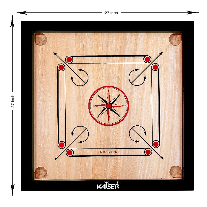 Dunzo Heavy Duty 27″X27″ Carrom Board smooth wooden | Sams World Ahmedabad