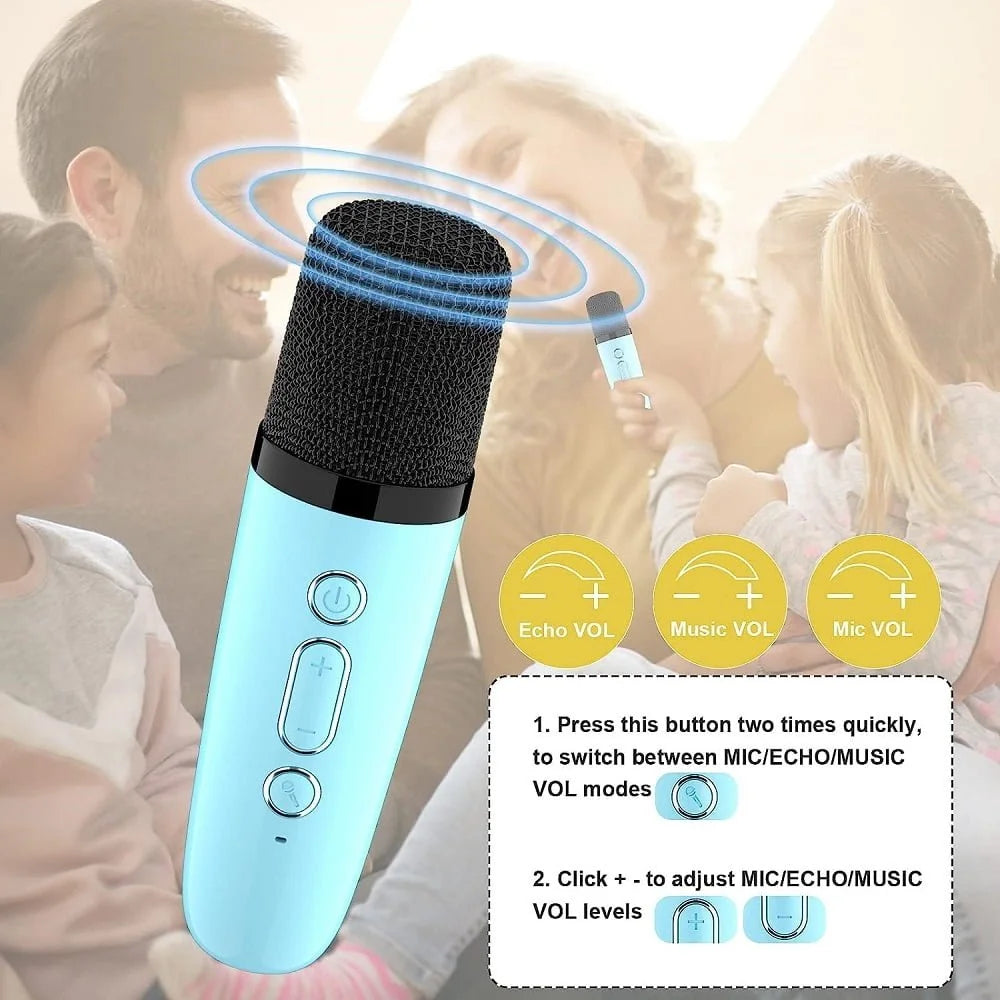 Kids Karaoke Machine: Wireless Mics, Bluetooth, Recording, (Ages 3+) Sam's Toys samstoy.in