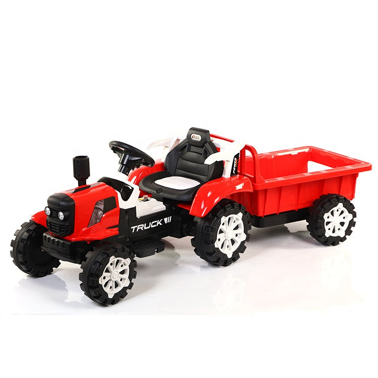 Kids Ride On Tractor with trolley 2023 New Model Big Size | Electric Power - samstoy.in