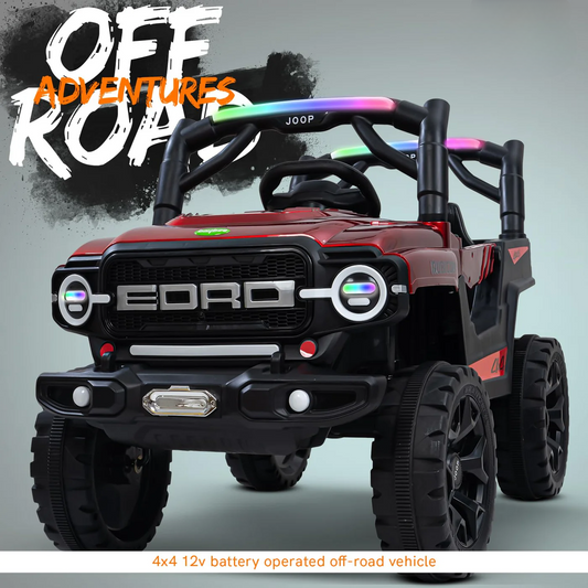 Kids Ride on Car Ford | 4x4 jeep 5599 | Remote and self drive | Sams Toy World | Make in Gujarat | RED samstoy.in