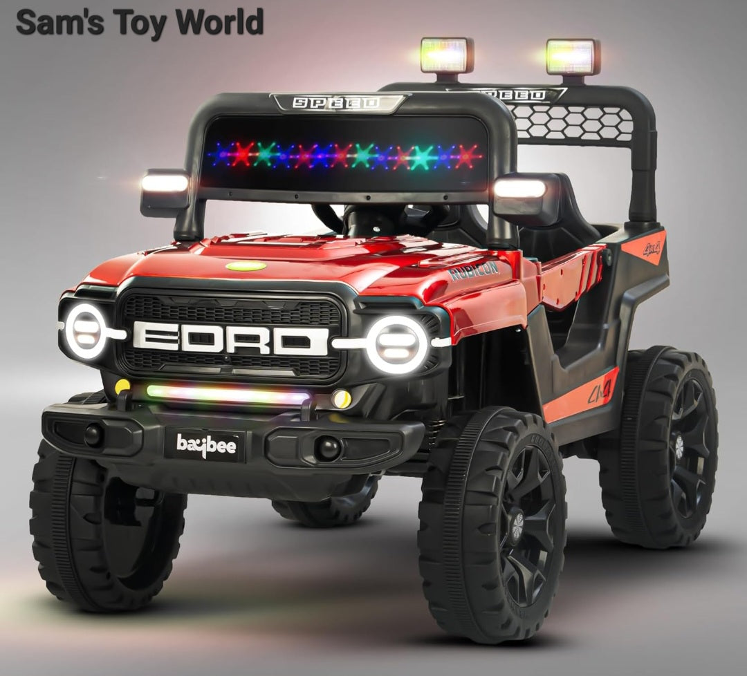 Kids Ride on Car Ford | 4x4 jeep 5599 | Remote and self drive | Sams Toy World | Make in Gujarat | RED samstoy.in