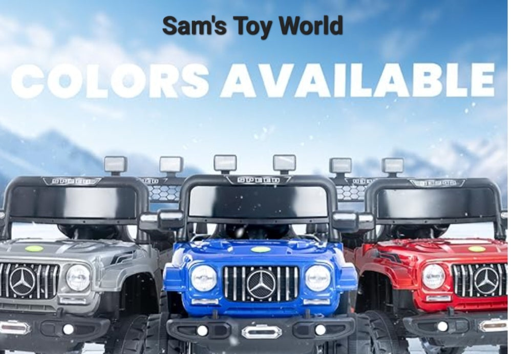 Kids Ride on Car Mercedes | 4x4 jeep G63 | Remote and self drive | Sams Toy World | Make in Gujarat | RED samstoy.in