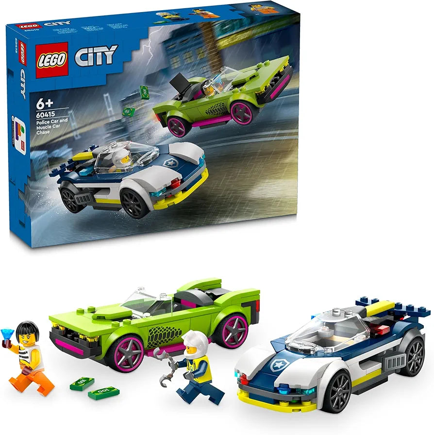 LEGO City Police Car and Muscle Car Chase Set samstoy.in