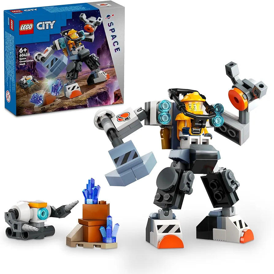 LEGO City Space Construction Mech Suit Toy 60428 (140 Piece) | Sam's Toys world samstoy.in