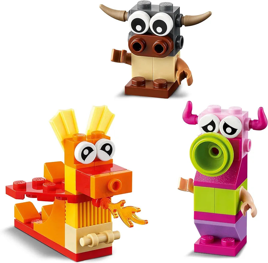 lego creative monsters LEGO Classic Creative Monsters 11017 Building Kit for Kids with 5 Toys (140 Pieces) Sam's Toys world in Ahmedabad Gujarat at best lowest price