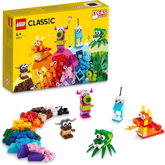 LEGO Classic Creative Monsters 11017 Building Kit for Kids with 5 Toys (140 Pieces) Sam's Toys world samstoy.in