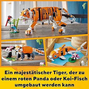 LEGO Creator 3in1 Majestic Tiger 31129 Building Kit (755 pc), Multicolor |Sam's Toys samstoy.in