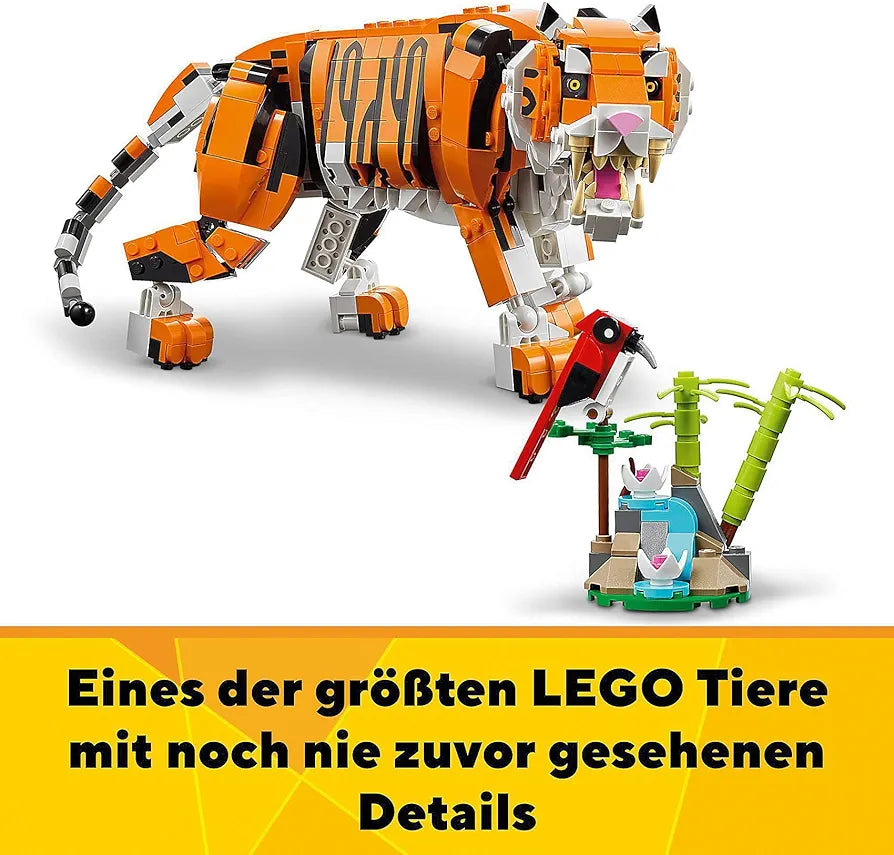 LEGO Creator 3in1 Majestic Tiger 31129 Building Kit (755 pc), Multicolor |Sam's Toys samstoy.in