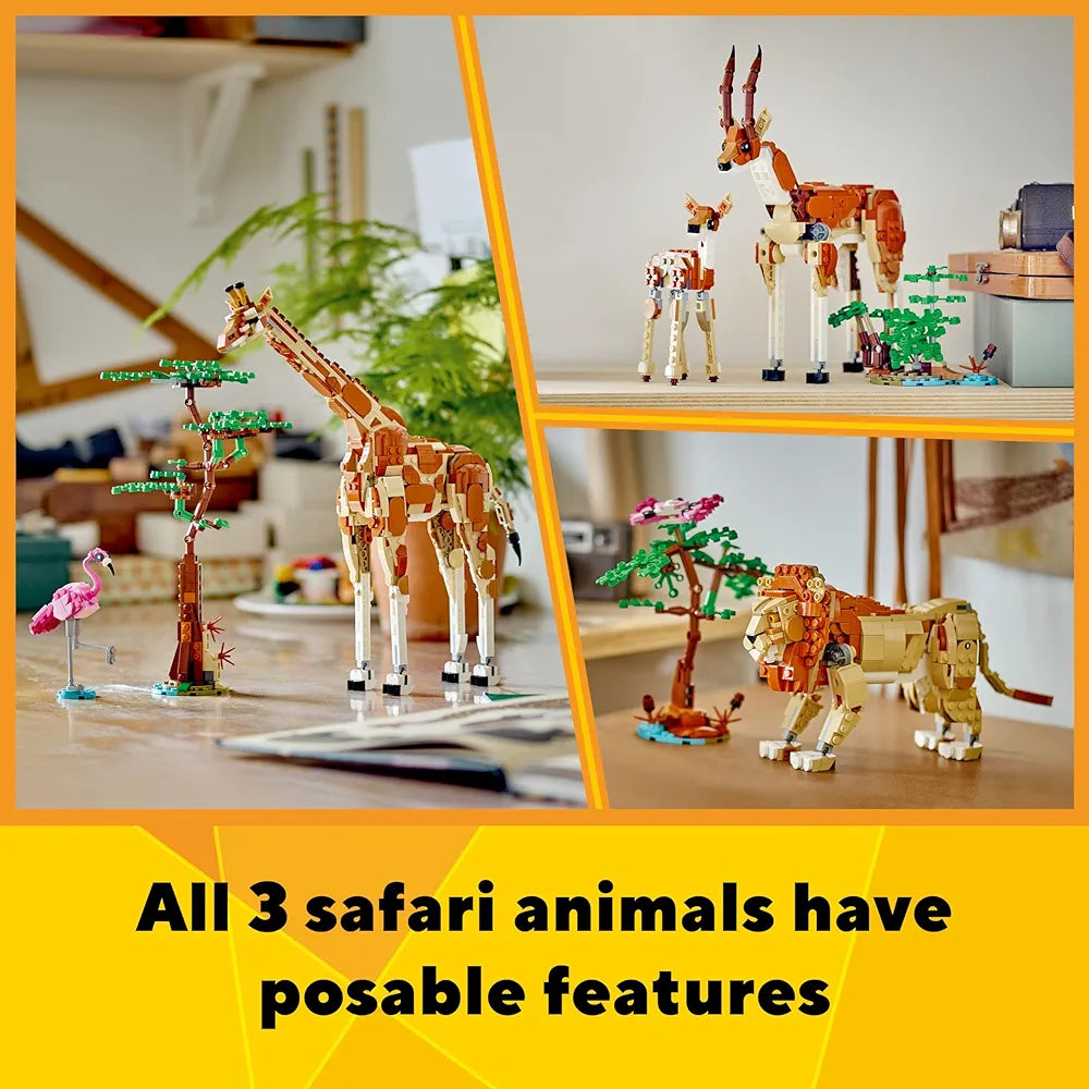 LEGO Creator Wild Safari Animals 3in1 Sam's Toys samstoy.in