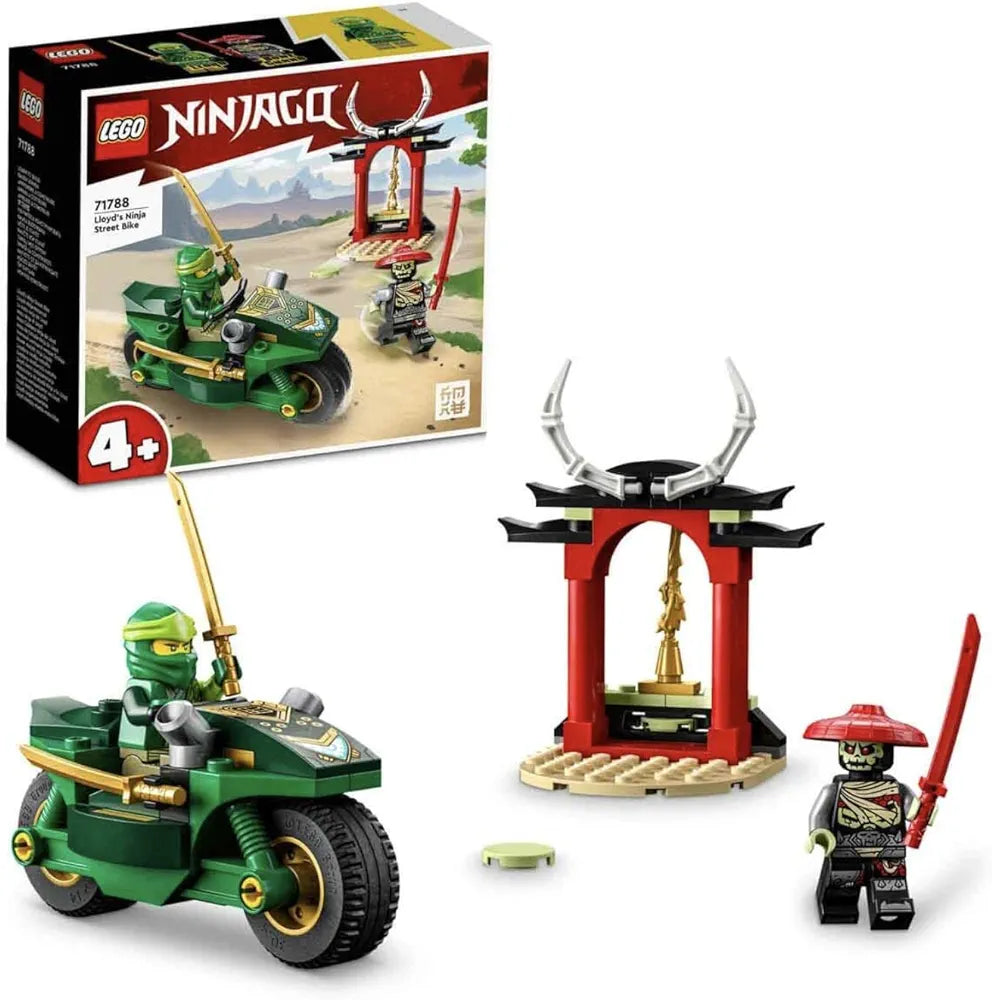 LEGO NINJAGO Lloyd's Ninja Street Bike 71788 Building Toy Set (64 Piece), Multicolor | Sam's Toys world samstoy.in