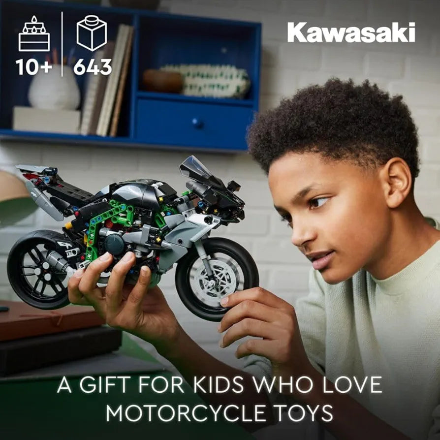 LEGO Technic Kawasaki Ninja H2R Motorcycle Set 42170 | Sam's Toys world samstoy.in