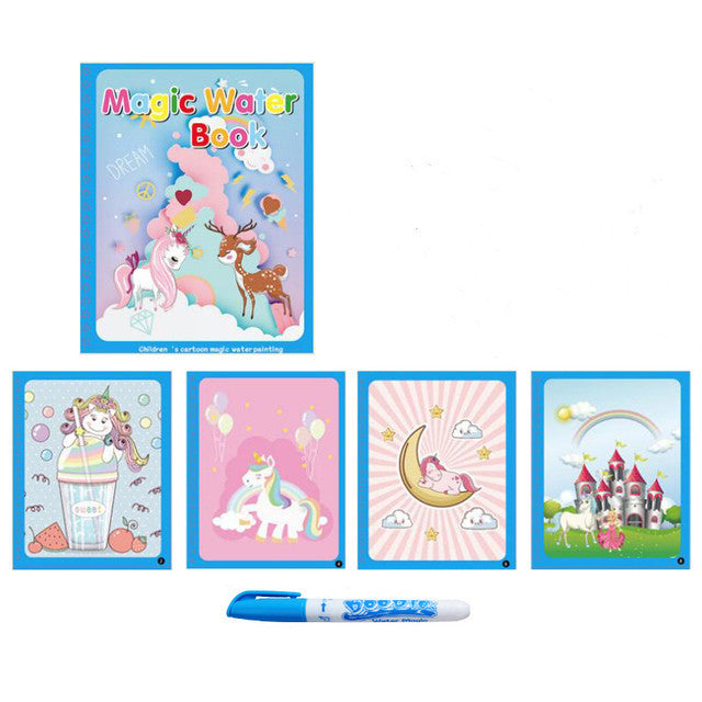 Buy Magic Water Drawing Book Coloring Book Doodle Magic Pen Painting Drawing Board Kids Toys Birthday Christmas New Year Gift - sams toy world shops in Ahmedabad - call on 9664998614 - best kids stores in Gujarat - Near me - discounted prices