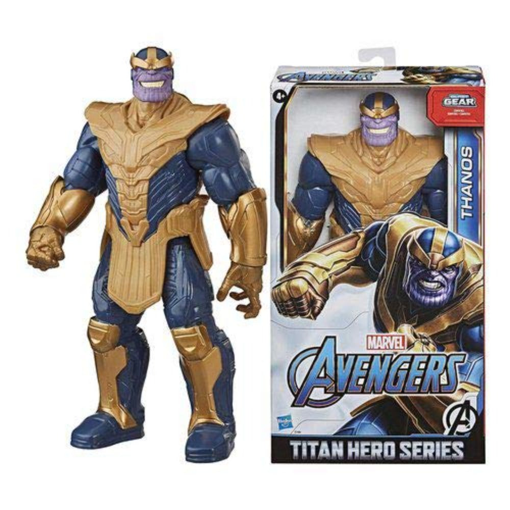 Marvel Avengers Titan Hero Series Blast Gear Deluxe Thanos Action Figure, 12-Inch samstoy.in