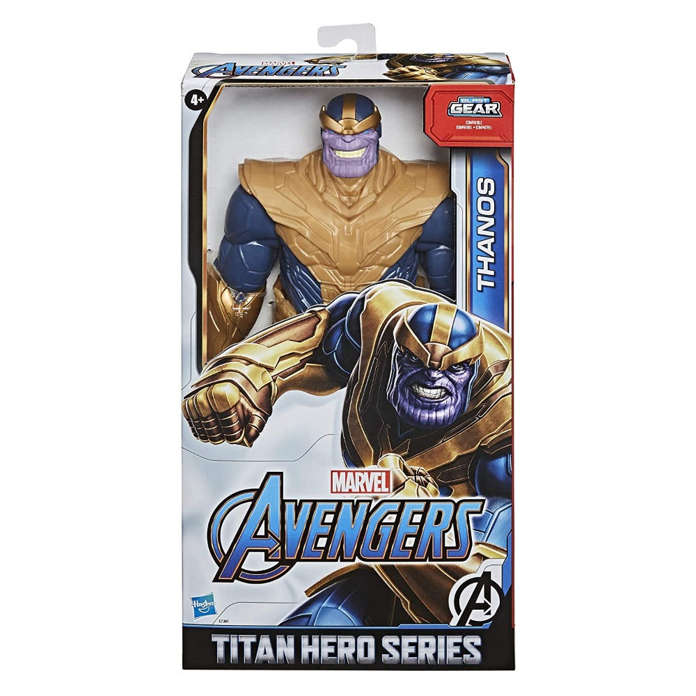 Marvel Avengers Titan Hero Series Blast Gear Deluxe Thanos Action Figure, 12-Inch samstoy.in