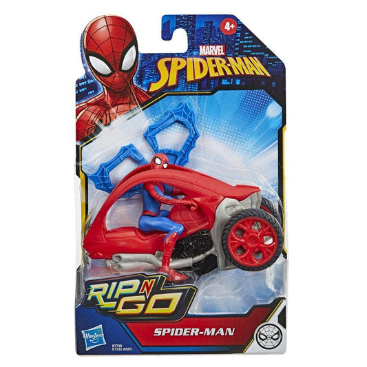 New Marvel Spider-Man: Spider-Man Stunt Vehicle 6-Inch-Scale Super Hero Action Figure And Vehicl