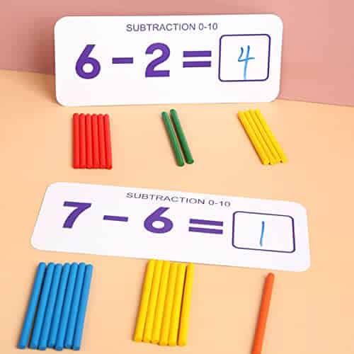 Mathematics Game Calculation Matching Puzzles to Sight Numbers Flash Cards Sam's Toys world samstoy.in