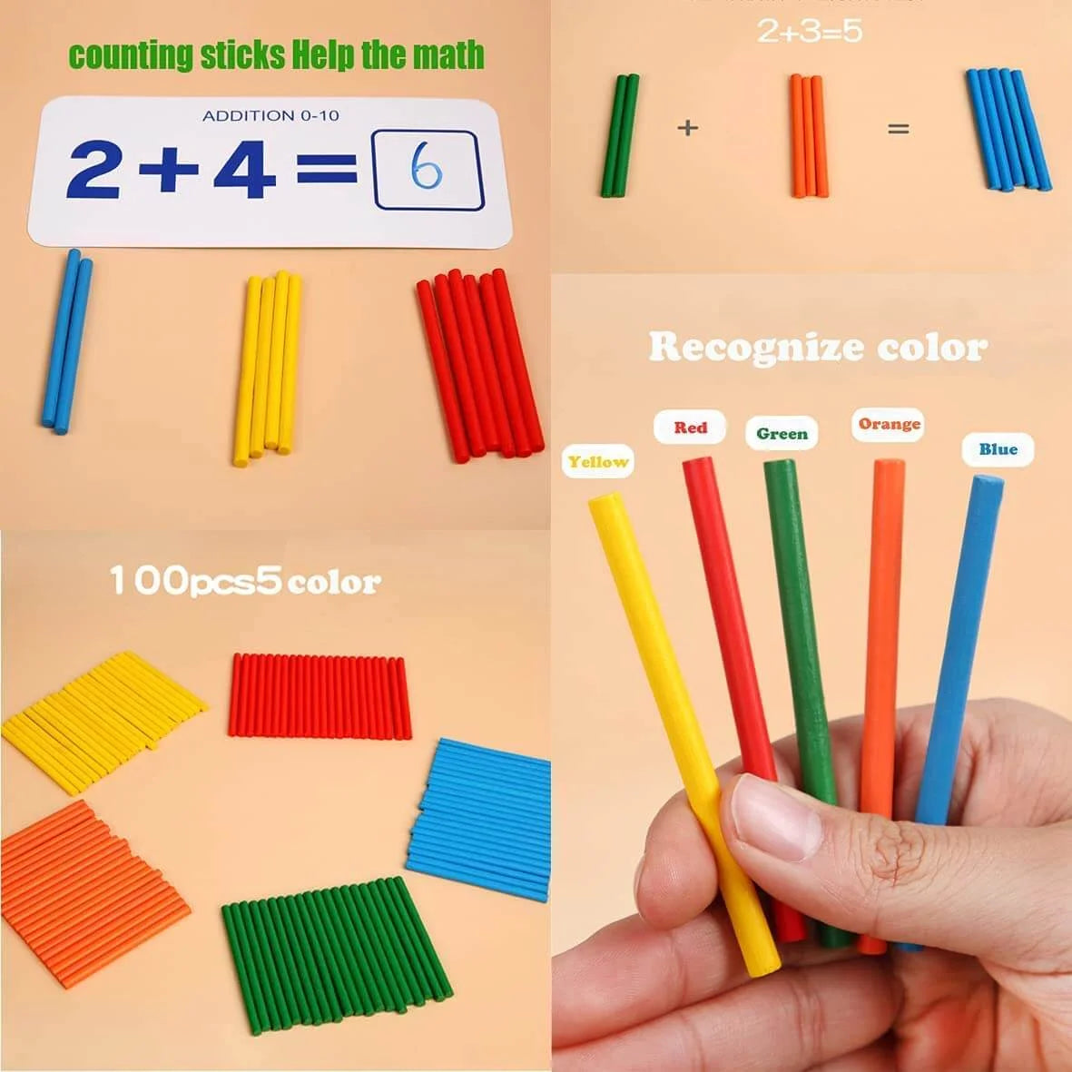 Mathematics Game Calculation Matching Puzzles to Sight Numbers Flash Cards Sam's Toys world samstoy.in