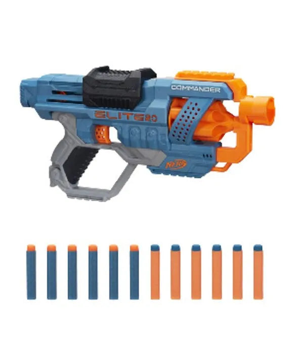 Nerf Elite 2.0 Commander RD-6 Blaster Gun Hasbro | Sam's toy - samstoy.in