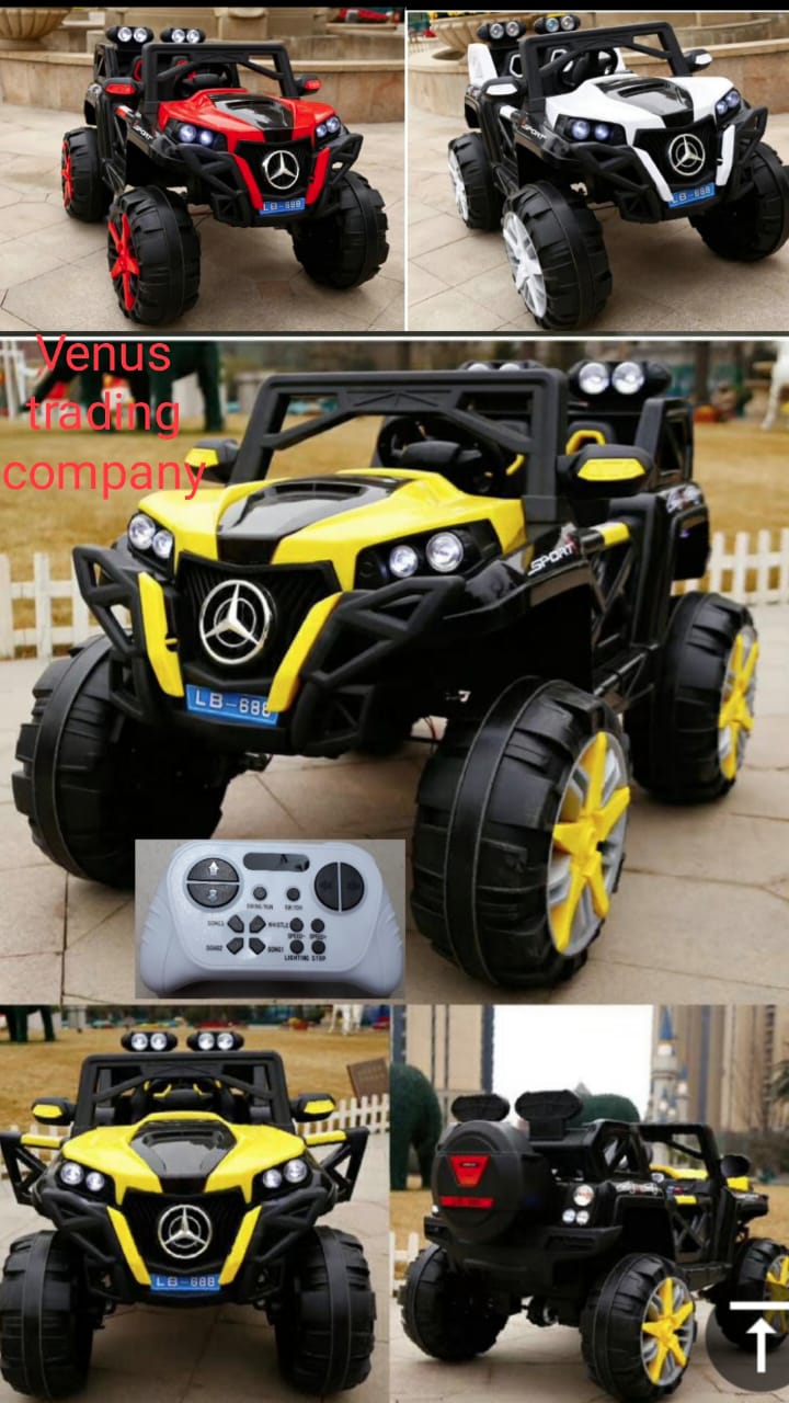 New Jumbo size Kids Electric Cars Four-wheel Drive 1-14 Years age Children RC Riding Toy Off-road jeep Vehicle Ride on 2188 - samstoy.in