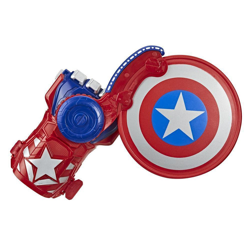 New Nerf Power Moves Marvel Avengers Captain America Shield Sling Disc-Launching Toy for Kids Roleplay samstoy.in