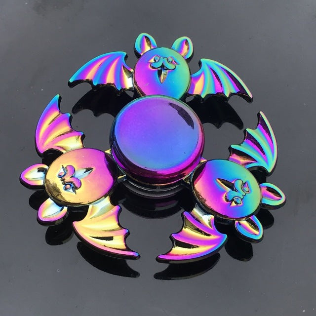 New Rainbow Metal Hand Spinner Focus Toy Ninja Fidget Spinner R188 Electroplate Hybrid Bearing Toys for Children Complementary Gifts - samstoy.in